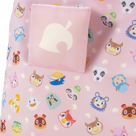 Animal Crossing Reusable Tote Eco Bag Nintendo Tokyo Osaka Pink Japan Wrapping - Picture 2 of 7